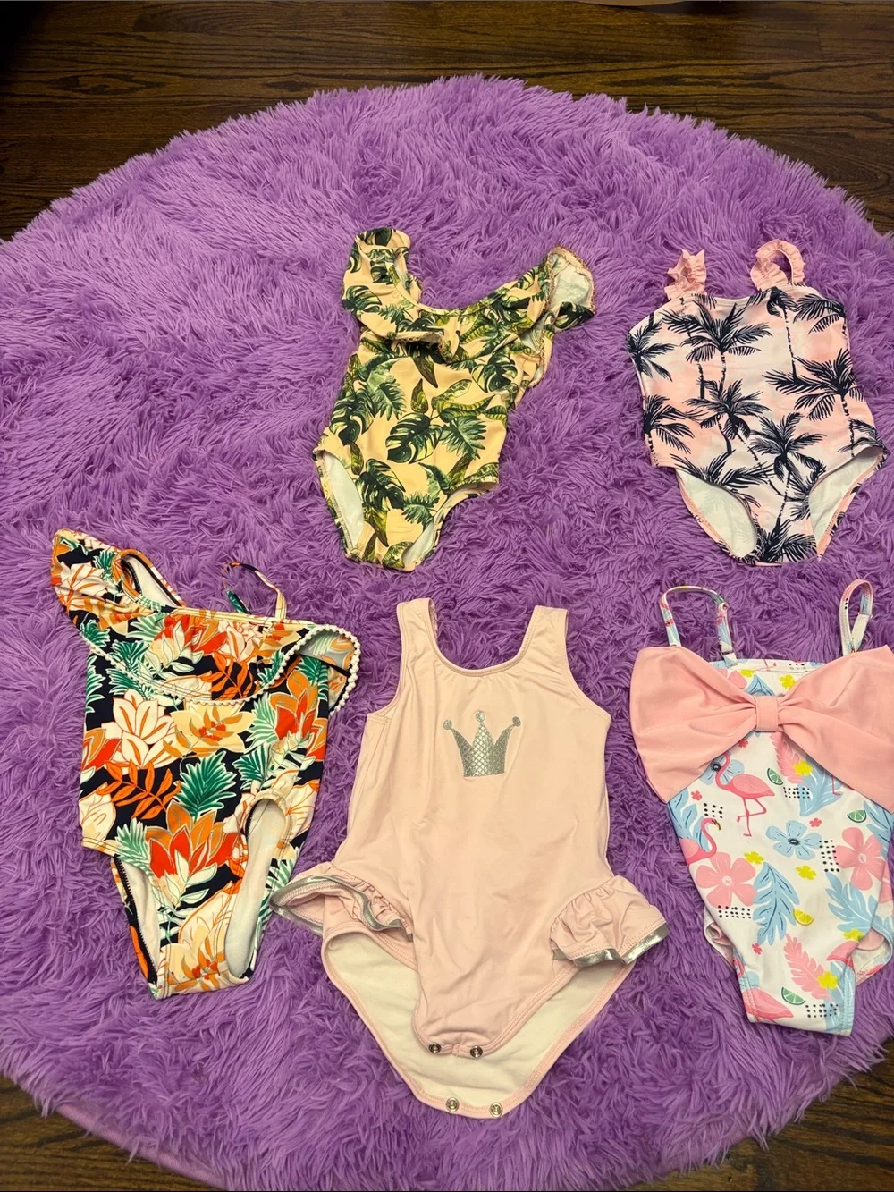 Toddler Girl Bathing Suits 12M-2T Lot